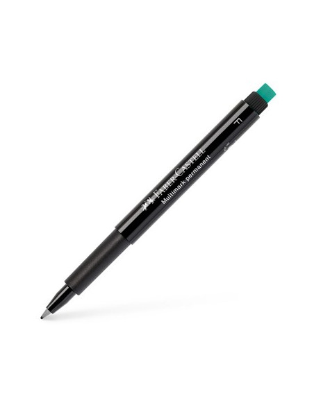 Marcador Permanente Fino 0,7mm Faber-Castell Preto