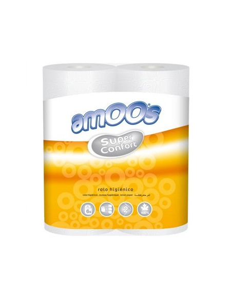 Papel Higiénico Doméstico 48mts 2Fls 6 Rolos