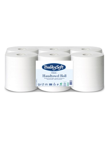 Papel Higiénico (Jumbo) 200mts 2Fls Bulkysoft 6un