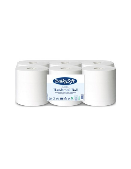 Papel Higiénico (Jumbo) 200mts 2Fls Bulkysoft 6un