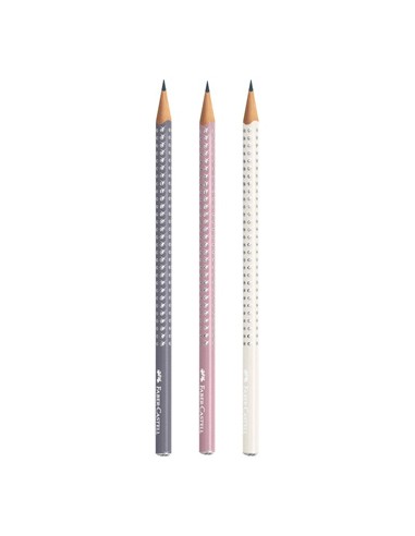 Lápis Grafite 1B Faber-Castell Sparkle Blister 3un