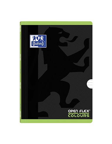 Caderno Agrafado Oxford Colours Openflex A4 Pautado Verde