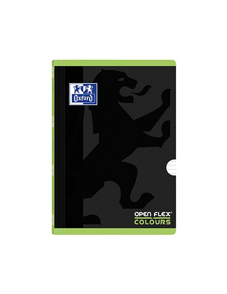 Caderno Agrafado Oxford Colours Openflex A4 Pautado Verde