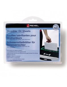 Folhas Lubrificantes Universais para Destruidoras Rexel 12un