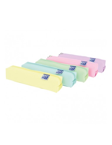 Estojo Quadrado Pequeno Oxford Live&Go Cores Pastel