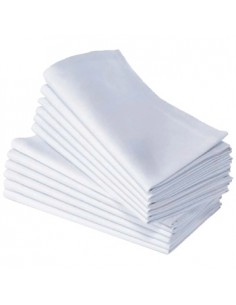 Guardanapos 50x50cm Tecido Branco 1un