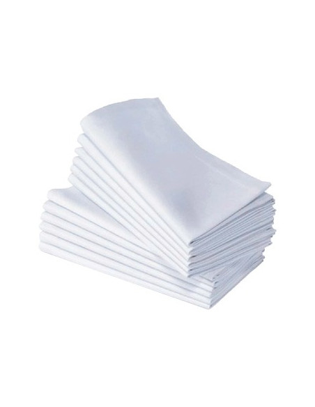 Guardanapos 50x50cm Tecido Branco 1un