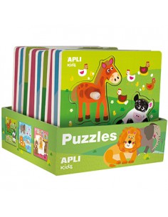 Expositor Puzzles Animais  9un