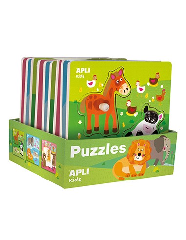 Expositor Puzzles Animais  9un