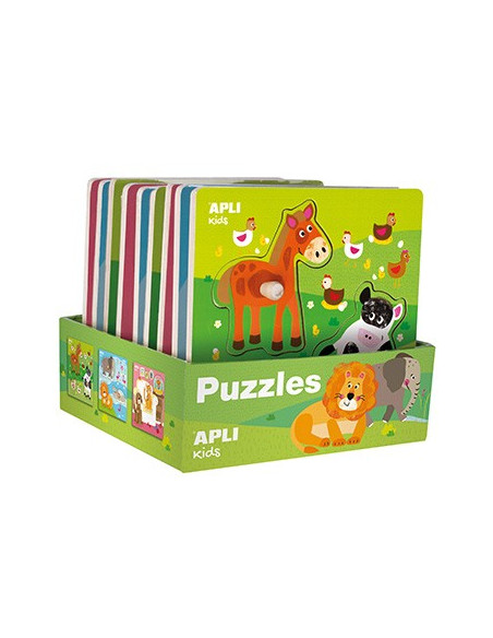 Expositor Puzzles Animais  9un