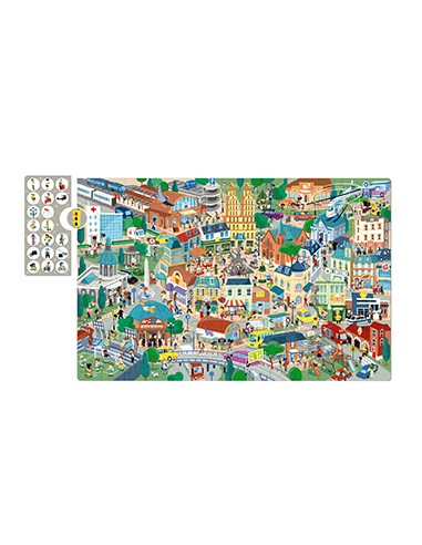 Puzzle Observação da Cidade 104 Peças