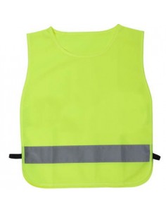 Colete Refletor de Alta Visibilidade Amarelo Criança