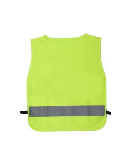 Colete Refletor de Alta Visibilidade Amarelo Criança