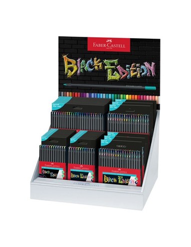 Expositor Lapis Cor 18cm Faber Castell Black Edition 36cx