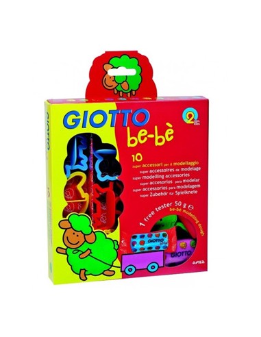 Conjunto Giotto Be-Be Pasta para Jogar 10un + Acessorios