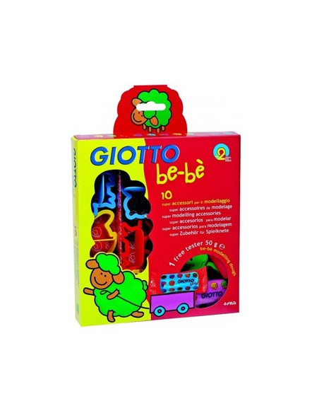 Conjunto Giotto Be-Be Pasta para Jogar 10un + Acessorios