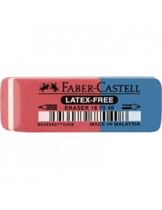Borracha Mista Azul/Vermelho Faber-Castell - 1un