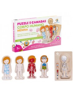 Puzzle Corpo Humano Menina Ambarsciense