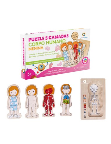 Puzzle Corpo Humano Menina Ambarsciense