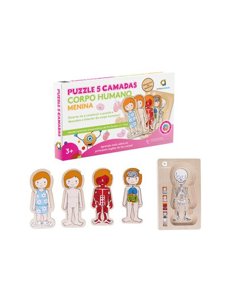Puzzle Corpo Humano Menina Ambarsciense