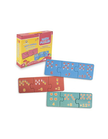Puzzle Match it! Adição- Subtração Ambarsciense