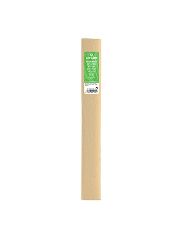 Papel Crepe 50x250cm Rolo Canson Cor Creme