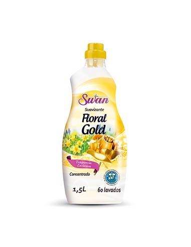 Amaciador Roupa Swan Floral Gold 60 Doses 1,5L