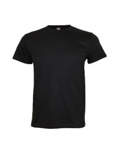 T-Shirt Adulto Algodão Preto Tamanho M