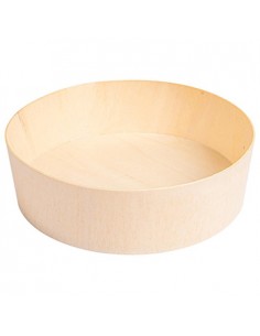 Taça Madeira Natural  Ø 15,5x4,5cm 25un