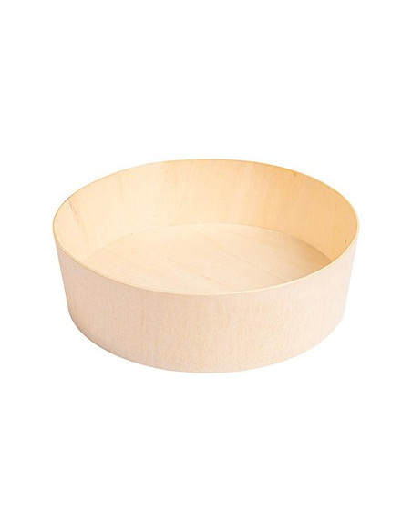 Taça Madeira Natural  Ø 15,5x4,5cm 25un