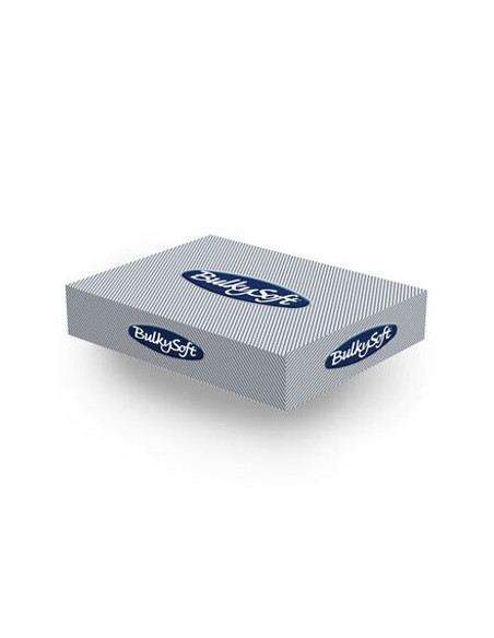 Lenços Papel Facial Bulkysoft 15.4x21cm 75un