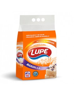 Detergente em Pó Máquina Roupa Lupe Marselha 153 Doses 10Kg