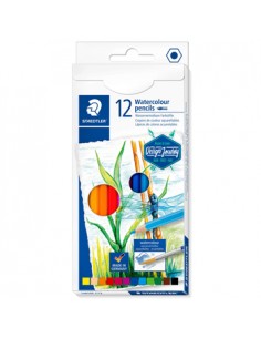 Lápis Cor Aguarelável STAEDTLER 14610C M12 Cx Metal 12un