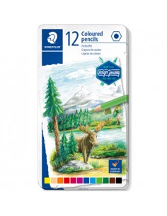 Lápis Cor STAEDTLER 146C M12  Design Journey Cx Metal 12un