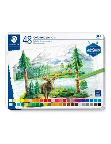 Lápis Cor STAEDTLER 146C M48  Design Journey Cx Metal 48un