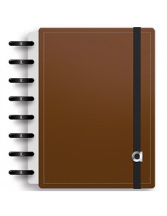 Caderno Inteligente Ambar EcoSmart PU A5 100gr 100F Castanho