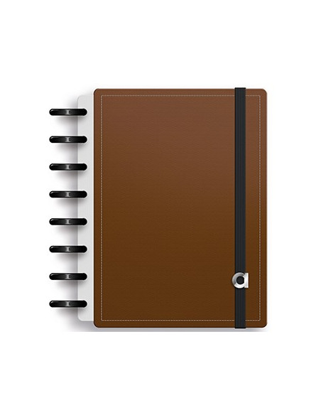 Caderno Inteligente Ambar EcoSmart PU A5 100gr 100F Castanho