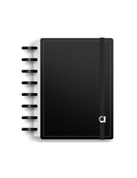 Caderno Inteligente Ambar EcoSmart PU A5 100gr 100F Preto