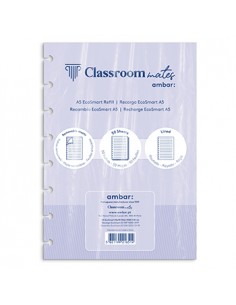 Recarga p/Caderno Inteligente Ambar EcoSmart A5 100Fl Pautad