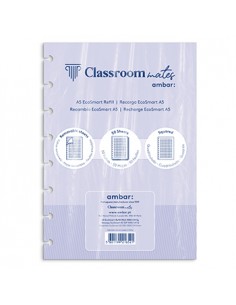 Recarga p/Caderno Inteligente Ambar EcoSmart A5 100Fl Quadri