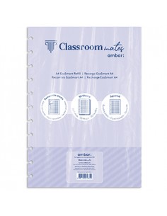 Recarga p/Caderno Inteligente Ambar EcoSmart A4 100Fl Quadri