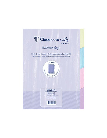 Separadores p/Caderno Inteligente Ambar EcoSmart B5