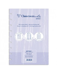 Recarga p/Caderno Inteligente Ambar EcoSmart B5 100Fl Pautad