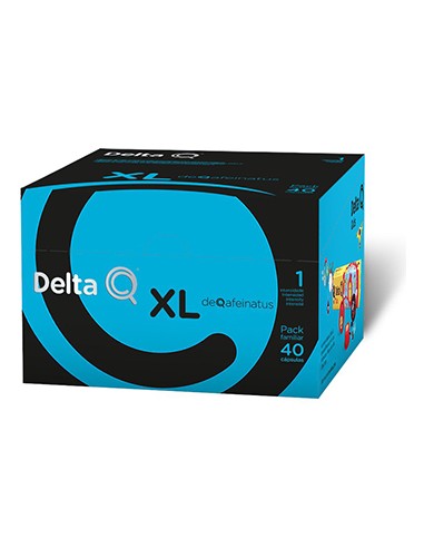 Café Cápsulas Delta Q deQafeinatus Pack XL40