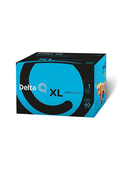 Café Cápsulas Delta Q deQafeinatus Pack XL40