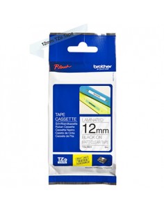 Fita Laminada 12mmx8mts Transparente/Preto