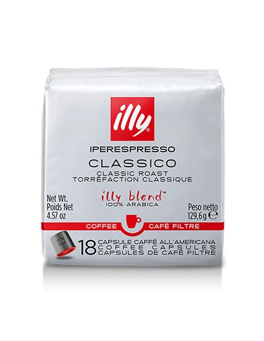 Café Cápsulas ILLY IperEspresso Torra Clássica Pack 18un