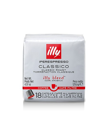 Café Cápsulas ILLY IperEspresso Torra Clássica Pack 18un
