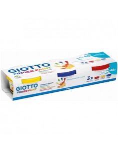 Guache Pintura Dedos Giotto Dita 100ml Pack 3 Cores
