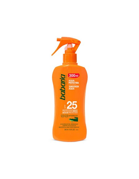 Protetor Solar SPF25 Babaria Aloe Vera Spray 300ml